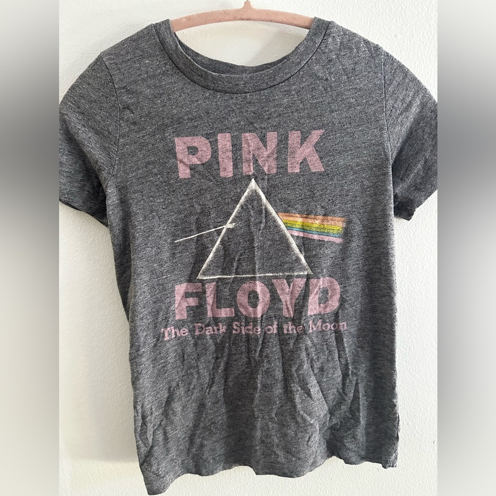 Pink Floyd the dark side of the moon.
 Size Small Cotton Tee